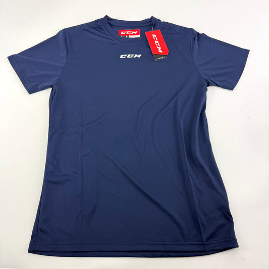 New Navy CCM Mens Dri Fit T Shirt | Senior M | #888600268644
