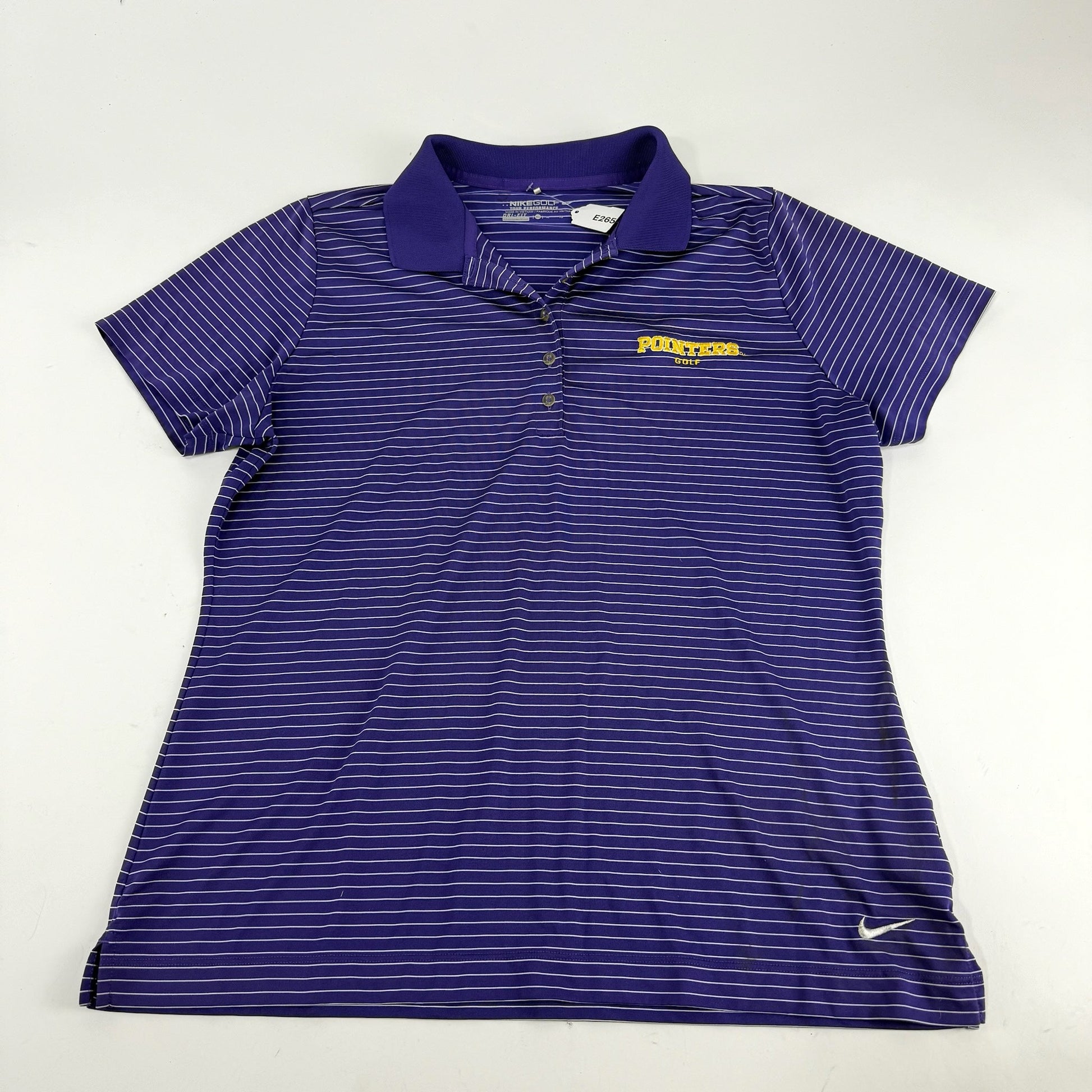 Used Purple Nike Womens UWSP Pointers Polo | Womens XL | E265 - Top Flight Hockey