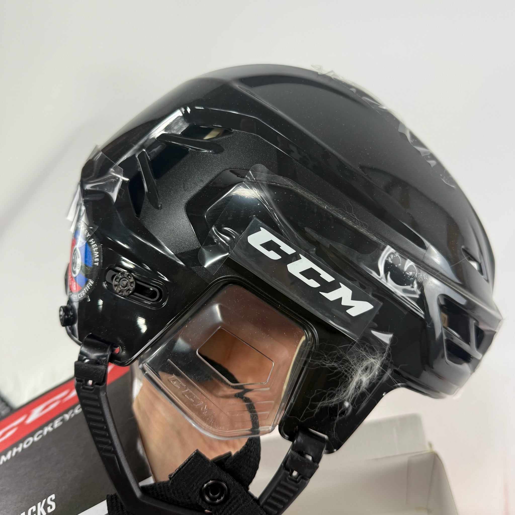 New Black CCM Tacks 110 Helmet | Small - Top Flight Hockey