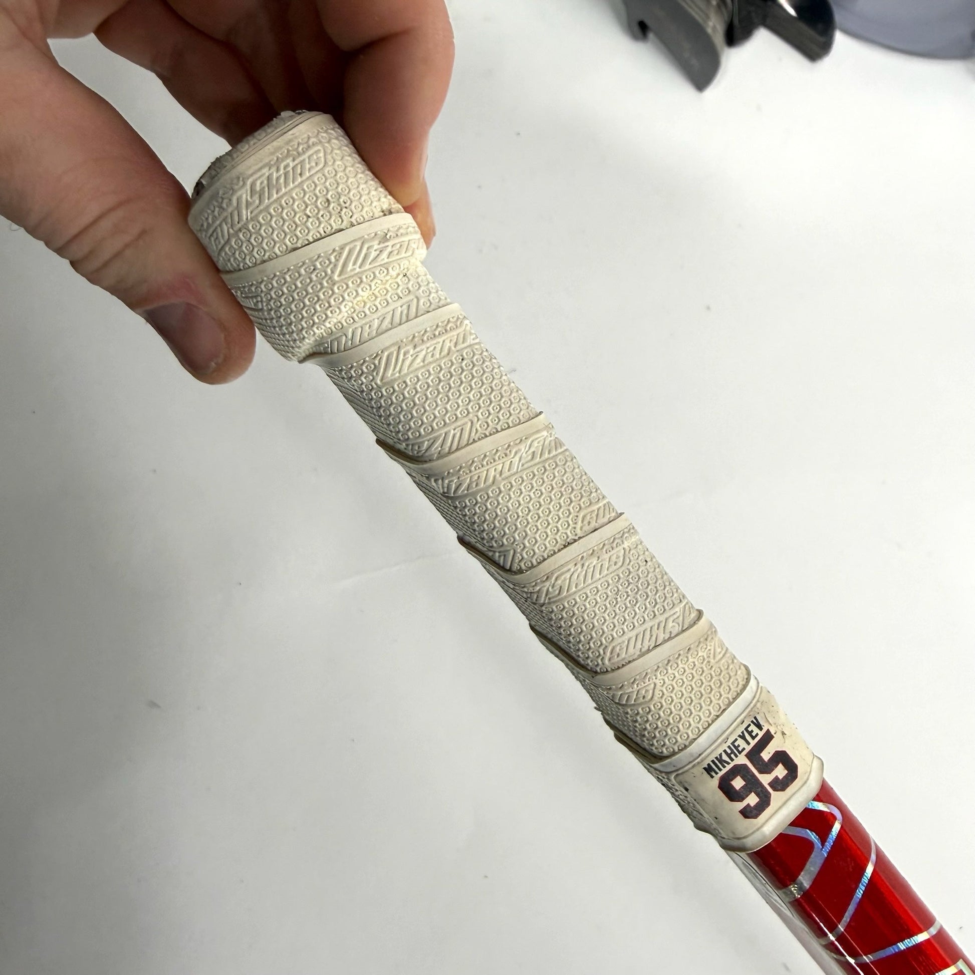 Used Left Red/Black Bauer Flylite | 87 Flex P28 Curve Grip | Ilya Mikheyev | BH148 - Top Flight Hockey