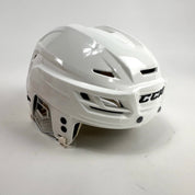 Brand New Small CCM Resistance 110 White Helmet - Top Flight Hockey