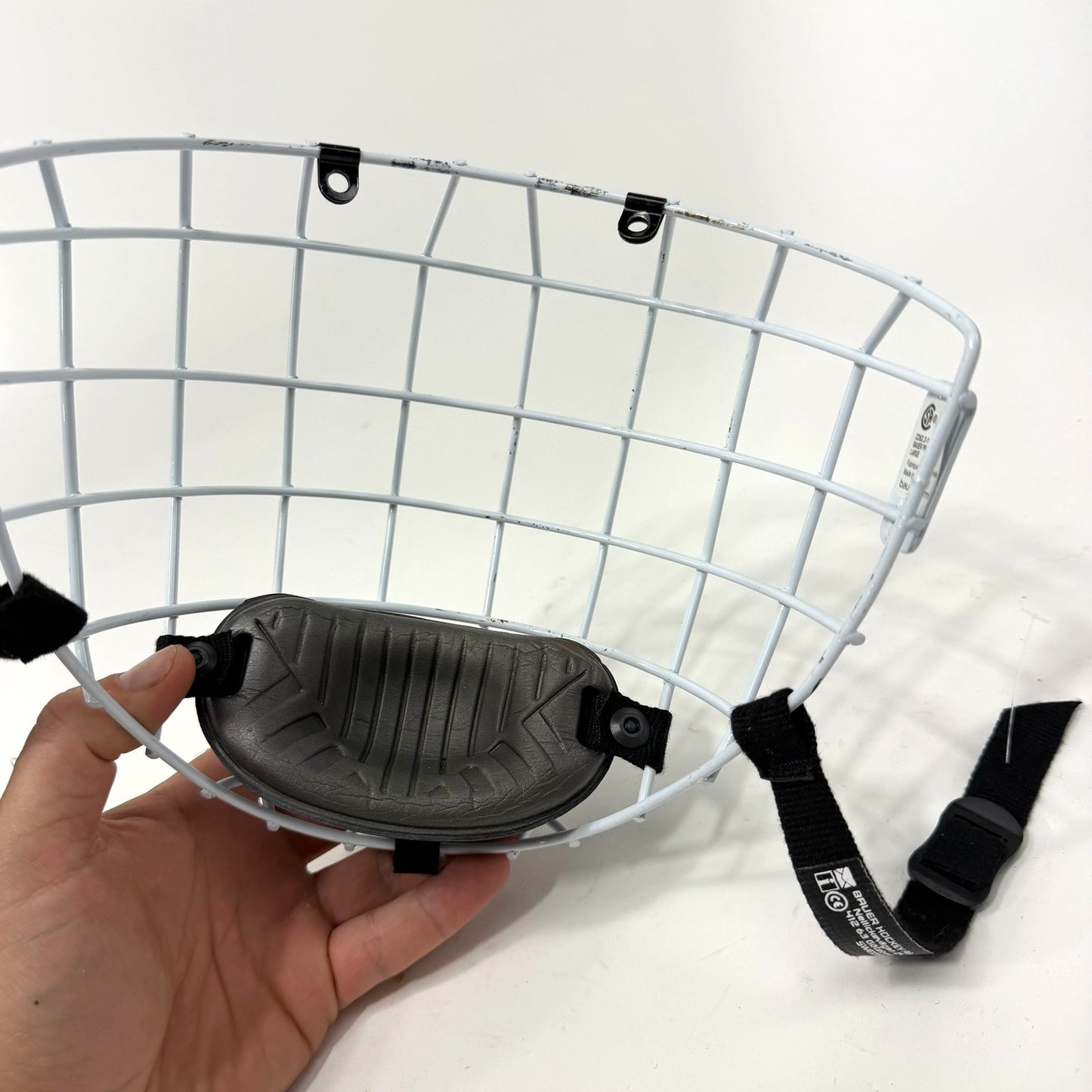 Used White Bauer Profile II Cage | Senior Large | J135