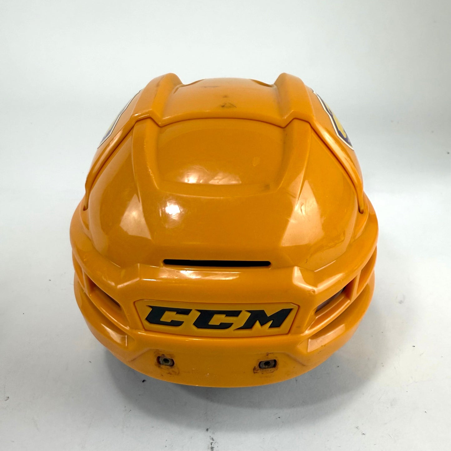 Used Sunflower Yellow CCM Tacks 910 Helmet | Medium | E492 - Top Flight Hockey