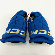 Used STL Blues Winter Classic CCM Jetspeed Pro Gloves | 14" | D108 - Top Flight Hockey