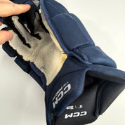Used Navy CCM Jetspeed Pro Gloves | 14" | D372