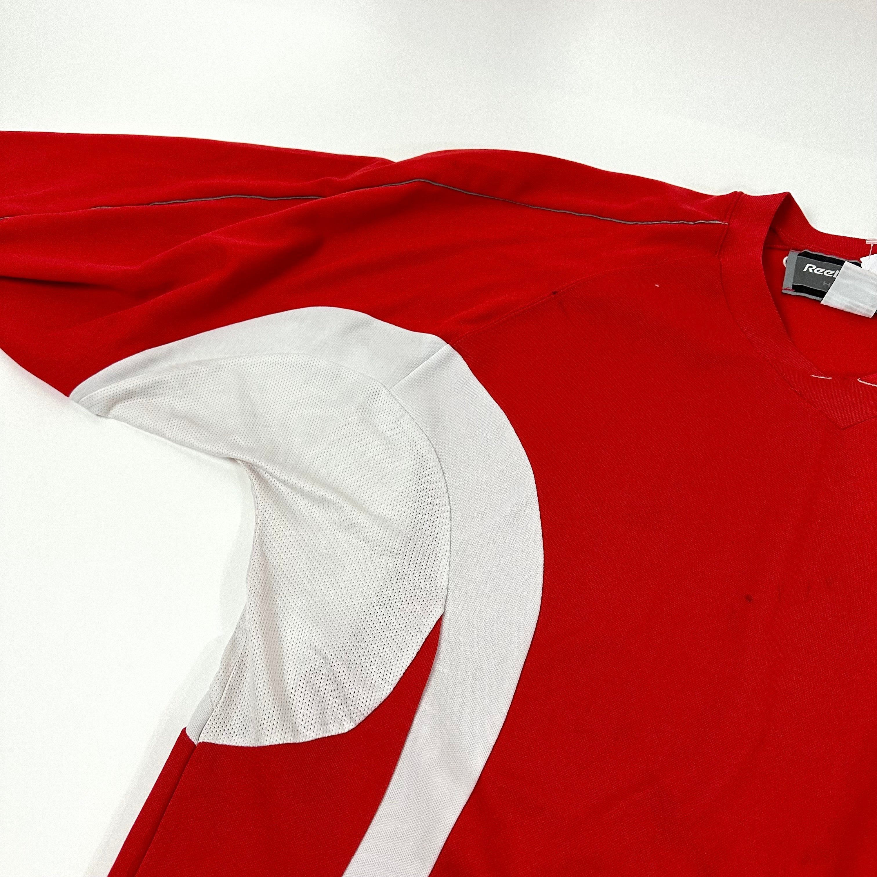 Used Blank Red Reebok Practice Jersey | Senior XXL | Q411