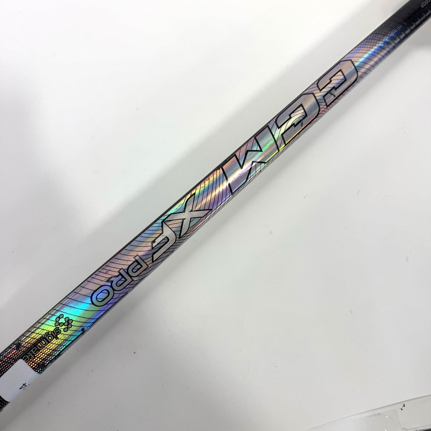 Used Regular Yellow CCM XF pro Goalie Stick | 26" Paddle Heel Curve | BH524