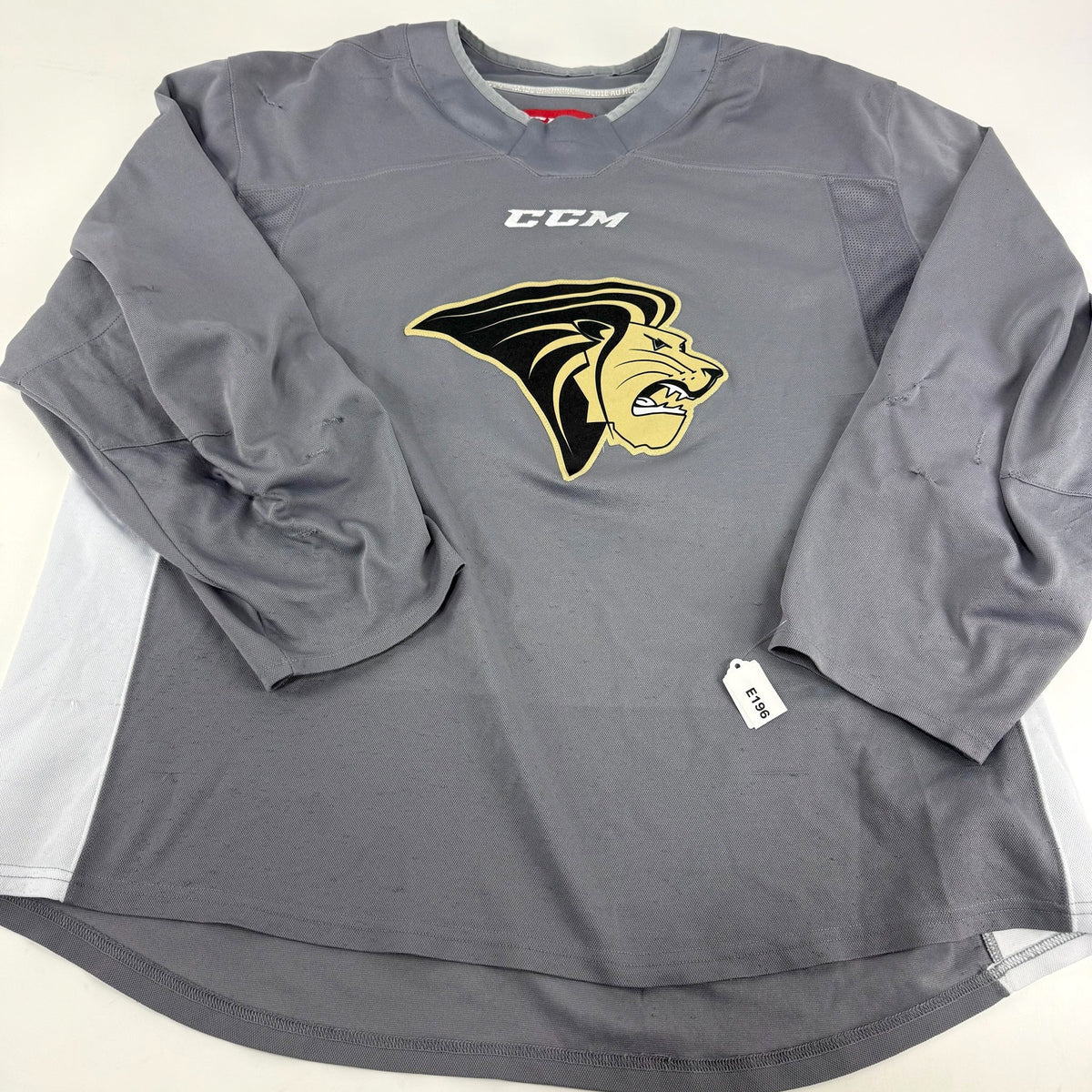 Used Grey Lindenwood CCM Practice Jersey | XL | E196 - Top Flight Hockey
