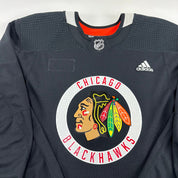 GICEWICZ #15 - Black Chicago Blackhawks Practice Jersey - Adidas MIC Size 58 - Top Flight Hockey