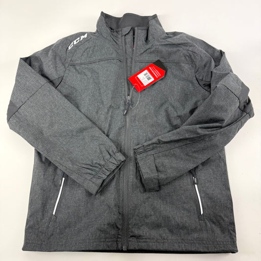New Dark Grey CCM Youth Premium Skate Suit Jacket | Youth L | #888600268590 - Top Flight Hockey