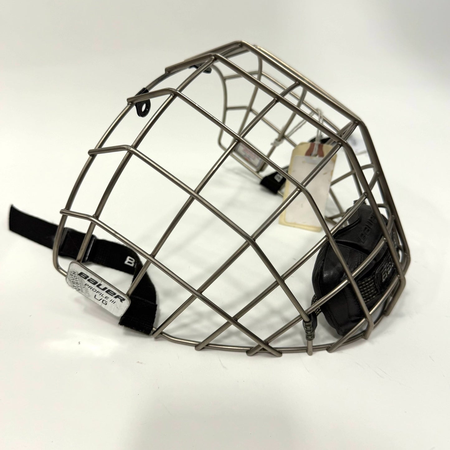 Like New Silver Bauer Profile III Cage | Large | AB820