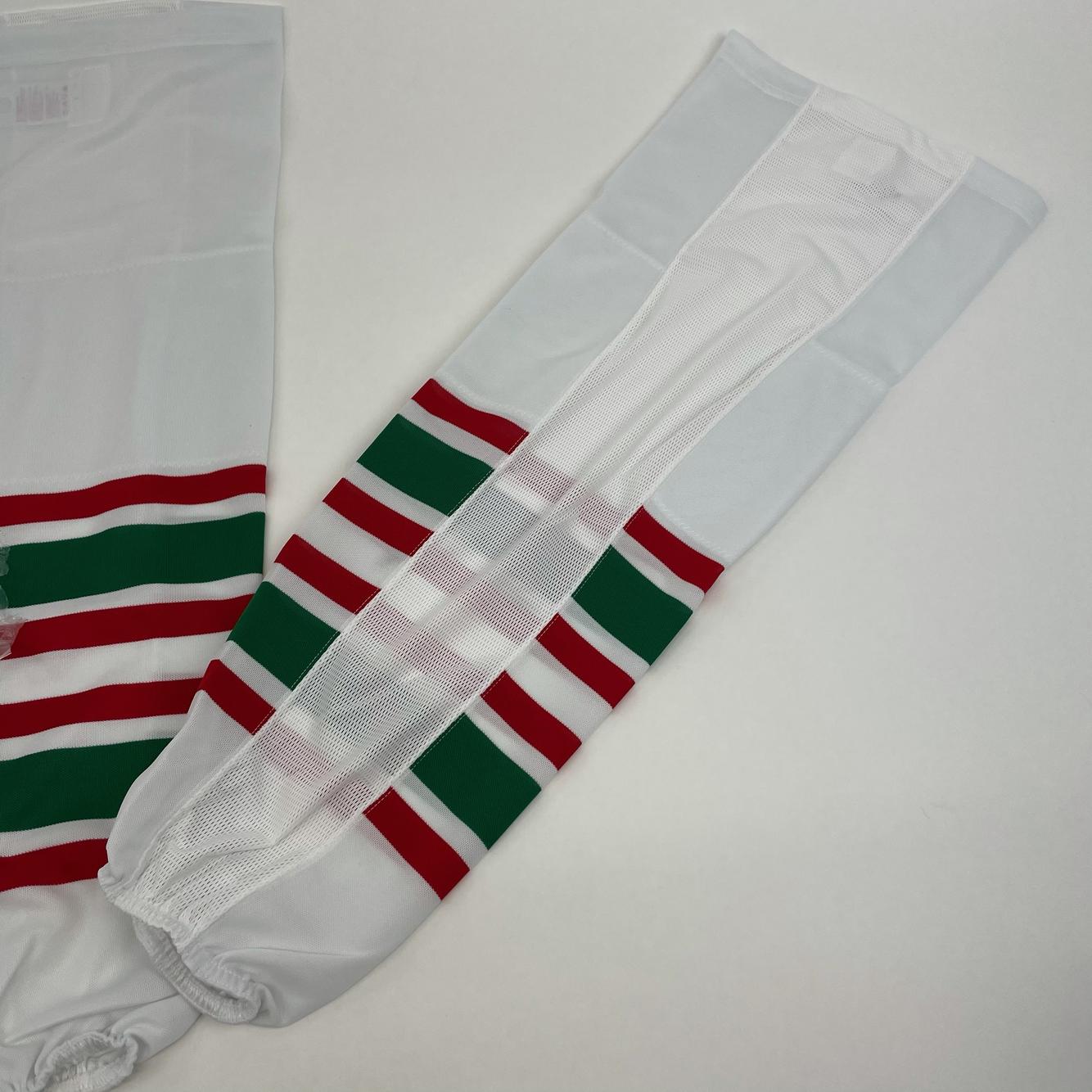 Brand New | Ontario Reign AHL "Christmas" Socks | Sp Edge - Top Flight Hockey