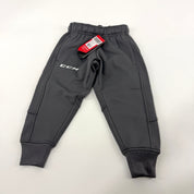 New Dark Grey CCM Youth Team Training Cuffed Pant | Youth XXS | #888600283715 - Top Flight Hockey