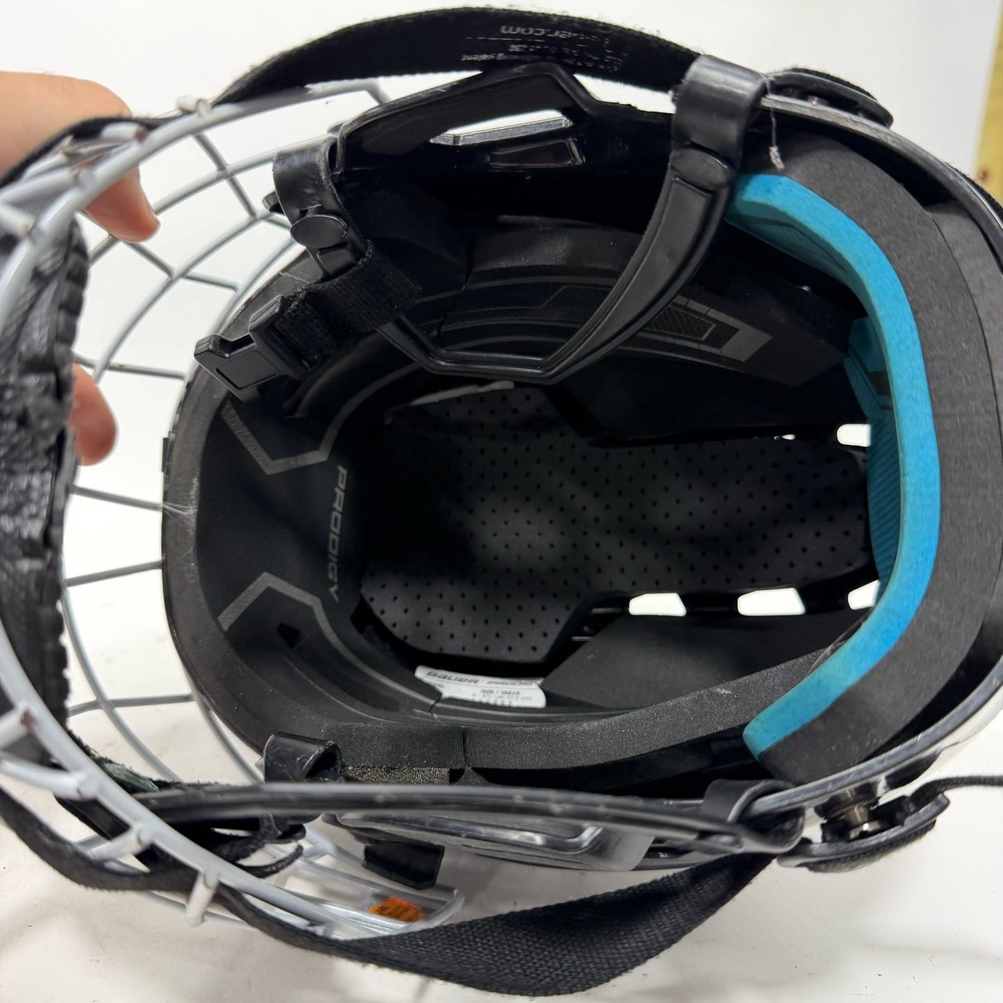 Used Black Bauer Prodigy Helmet with Cage | Size Youth | AB505