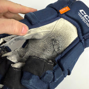 Used Navy CCM Tacks Pro Gloves | 14" | D364