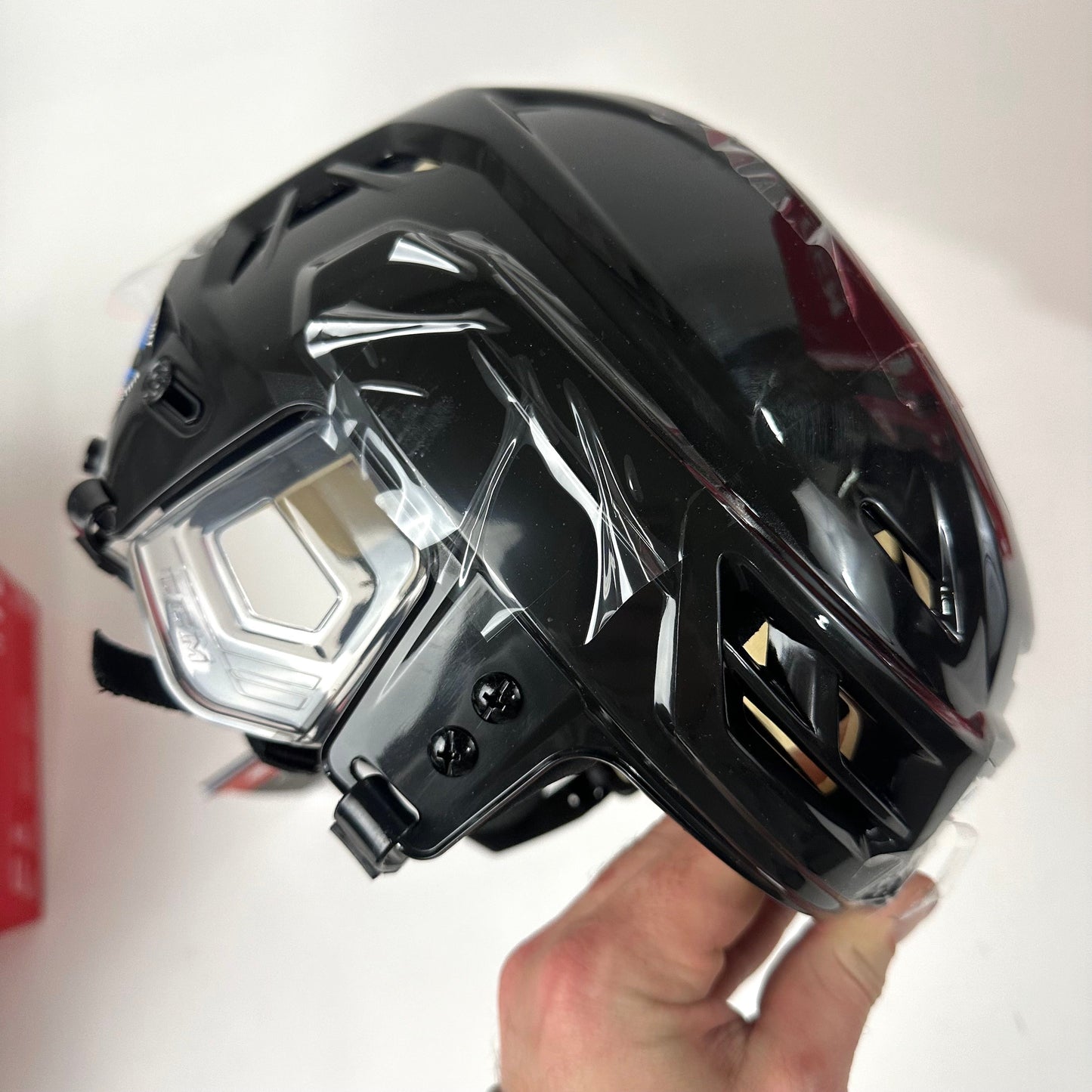 Brand New Black CCM Tacks 110 Helmet In Box - Small
