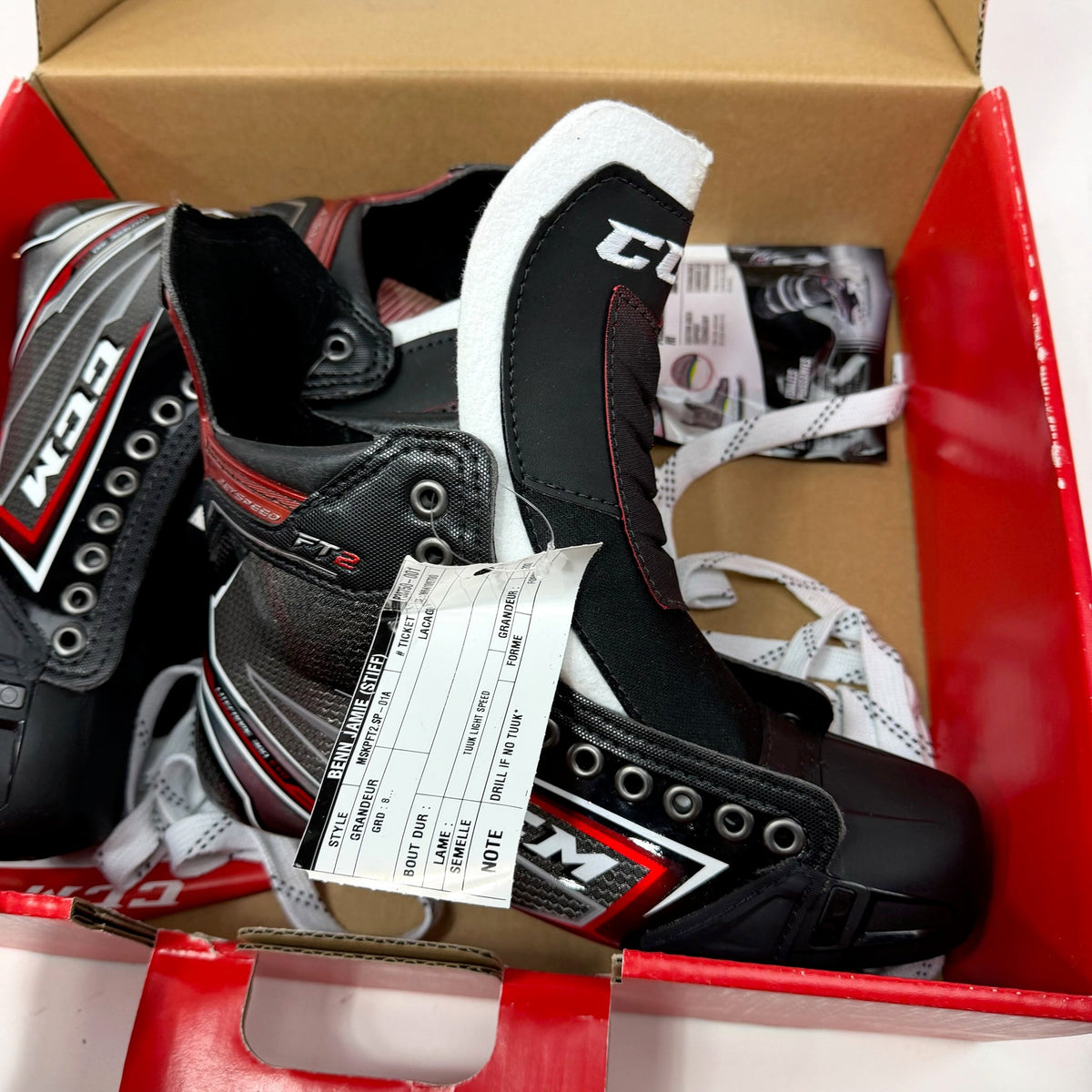 New CCM Jetspeed FT2 Skates | 8 D | Jamie Benn | M310 - Top Flight Hockey