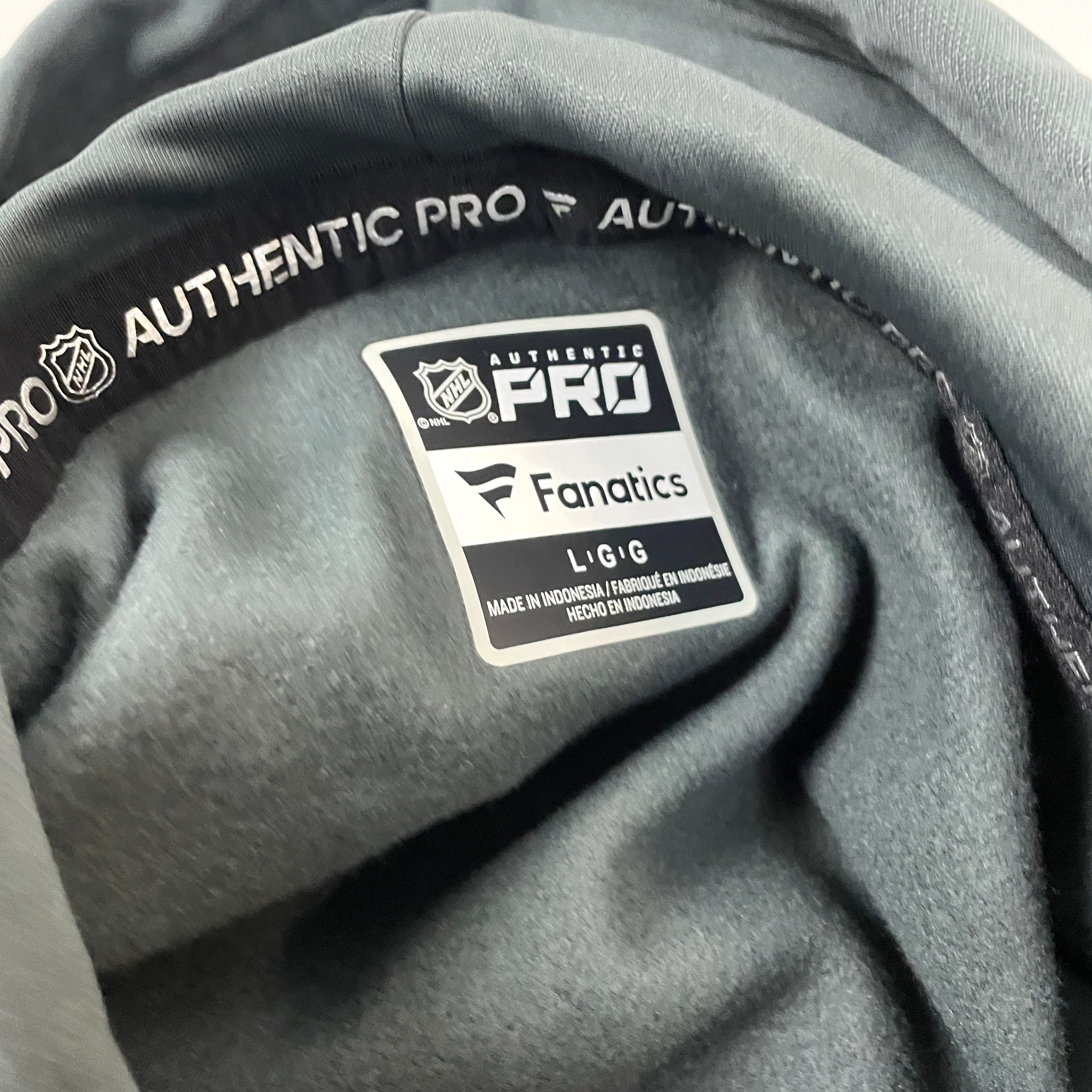 Brand New Grey Fanatics Pro Team Issued Hoodie | Vegas Golden Knights | Senior M Medium - Top Flight Hockey
