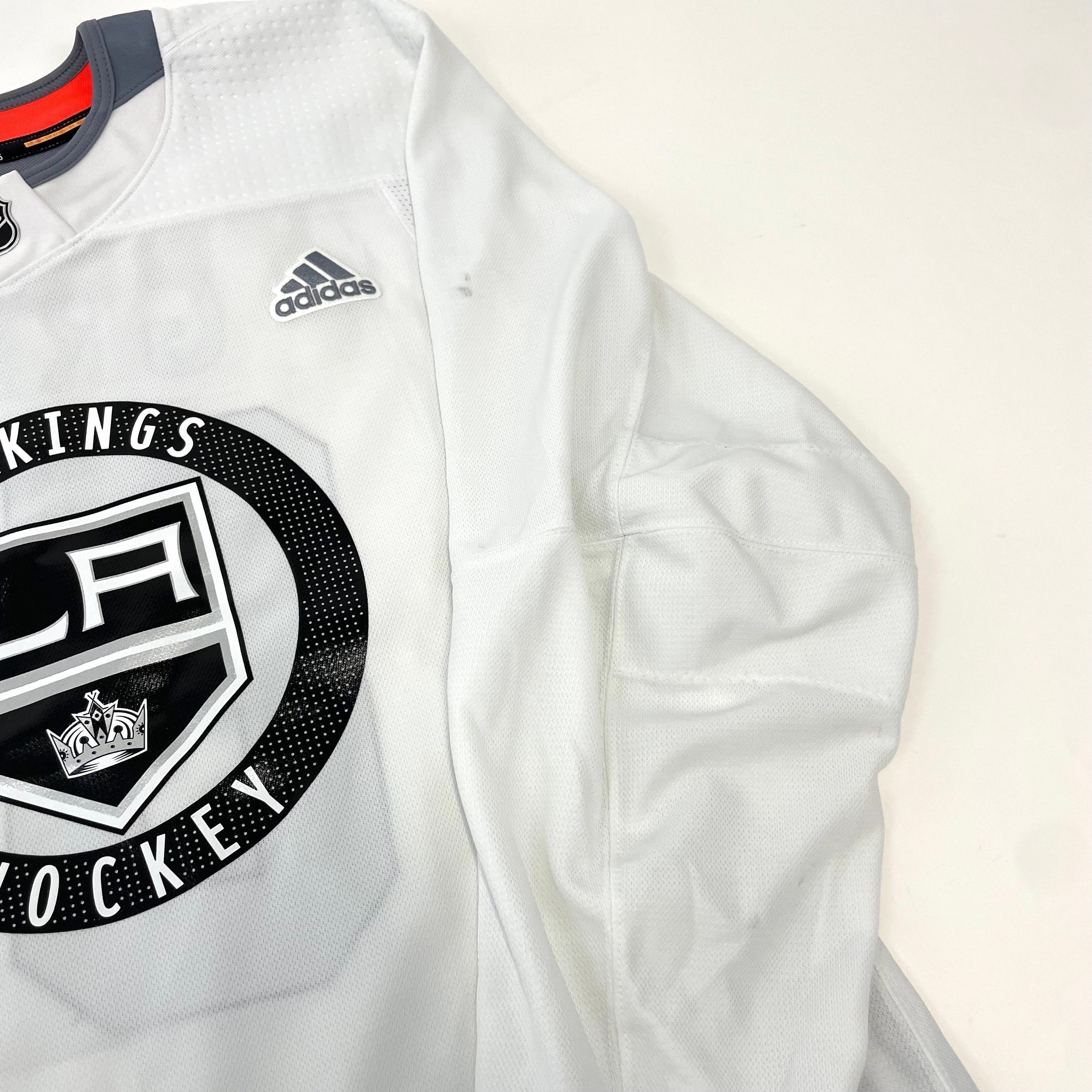 Used LA Kings White MIC Adidas Practice/Camp Jersey | Grans | Size 56 | #62