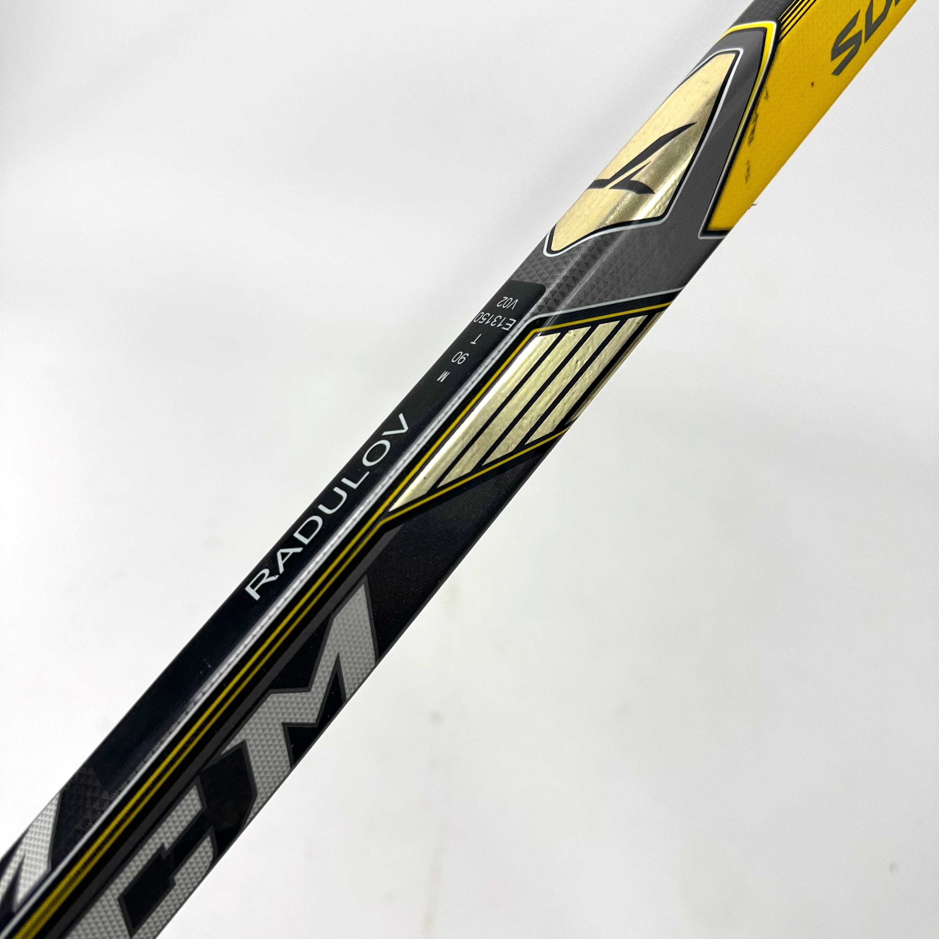 Used Left CCM Super Tacks 90 Flex Heel Curve Grip | RADULOV | G408