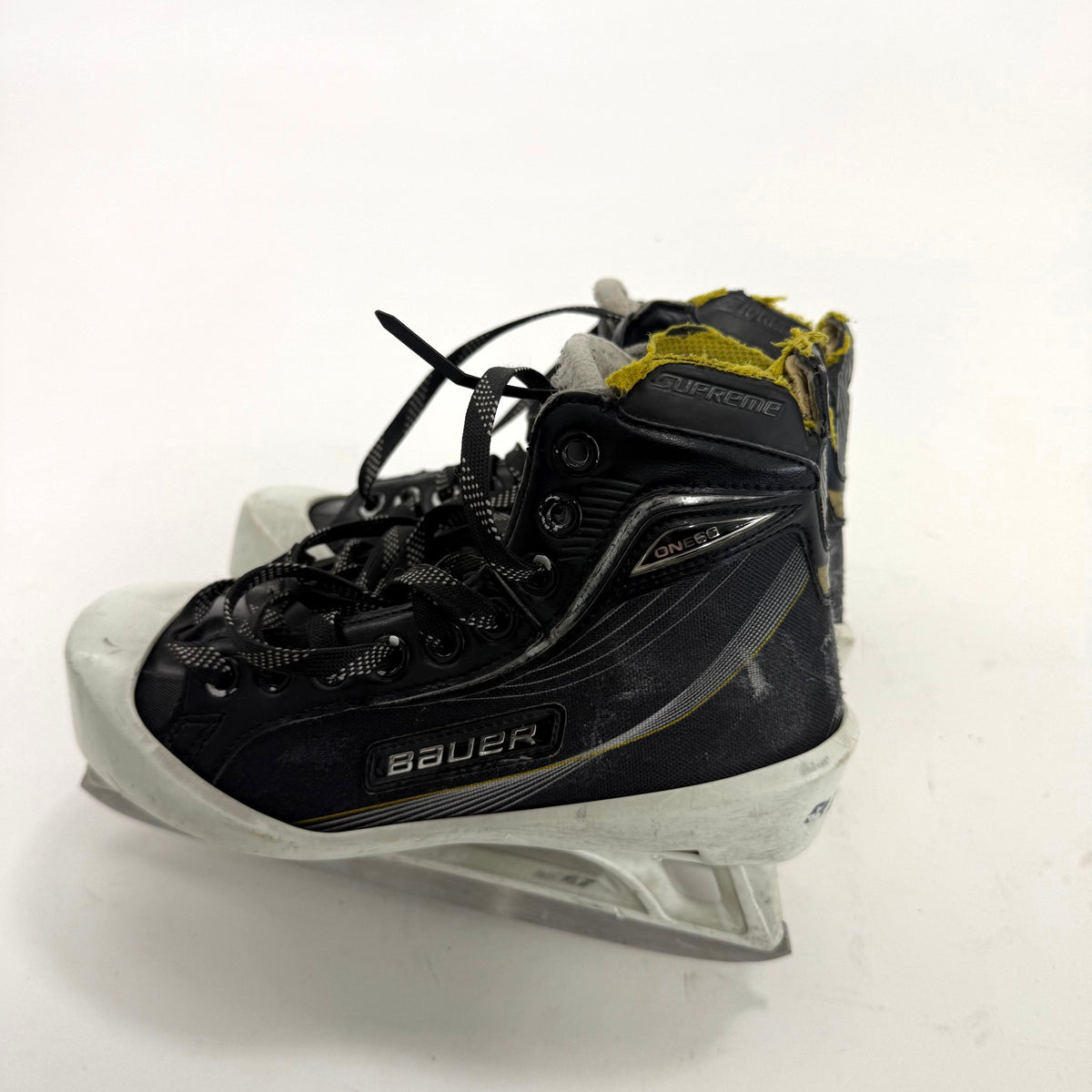 Used Bauer Supreme One60 Goalie Skates | Size 3 | A68 - Top Flight Hockey