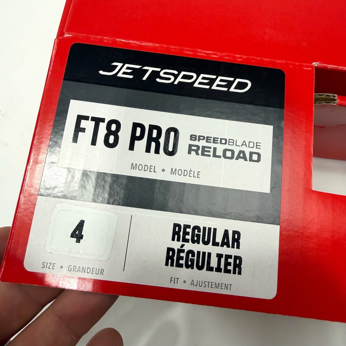 Brand New Total Custom CCM Jetspeed FT8 Pro Skates - Size 4 - Regular
