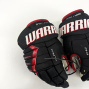 Used Blackhawks Warrior Alpha Pro Gloves 14" | L347 - Top Flight Hockey