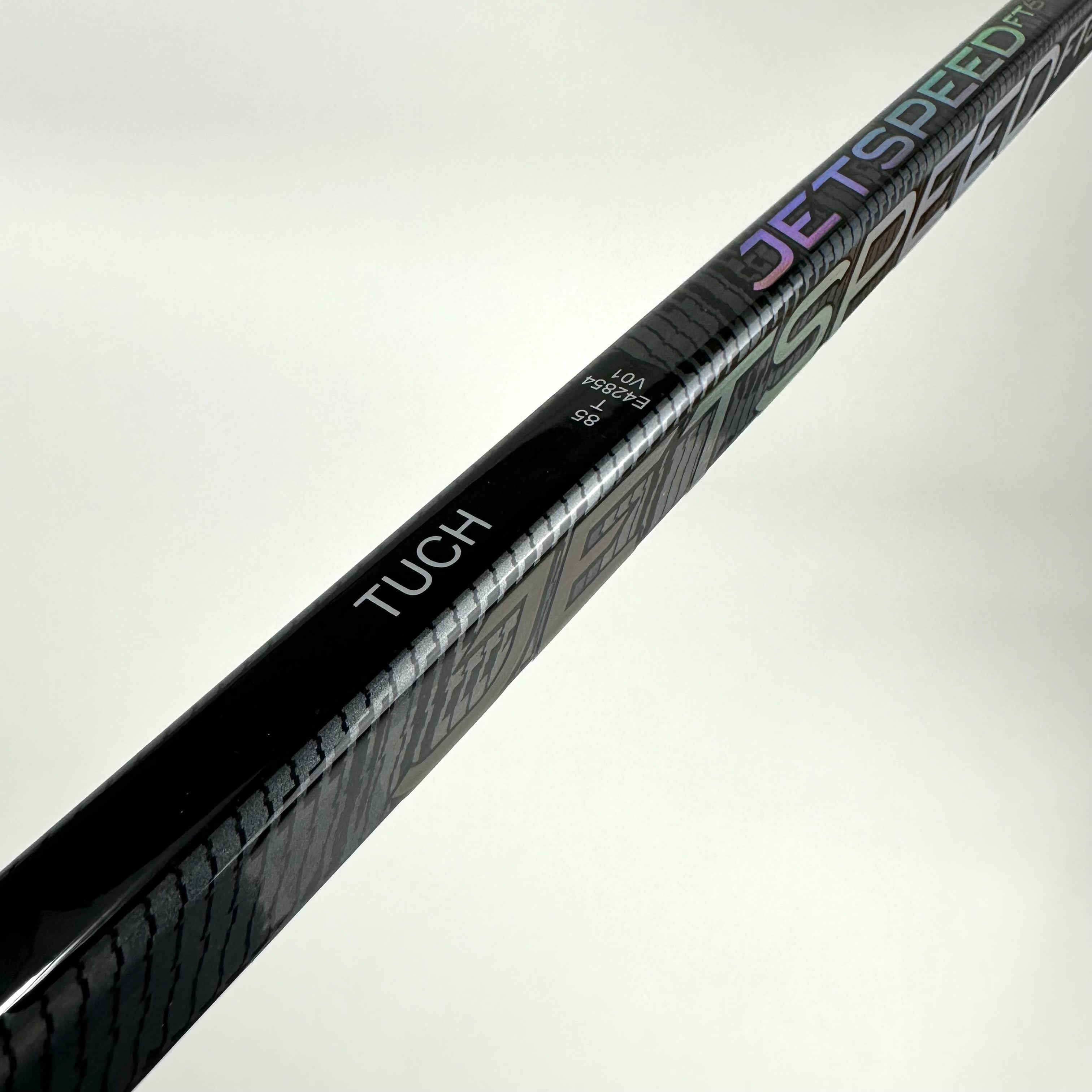 New Right Chrome CCM Jetspeed FT6 Pro | 85 Flex Custom P28 Curve Grip | Tuch L182