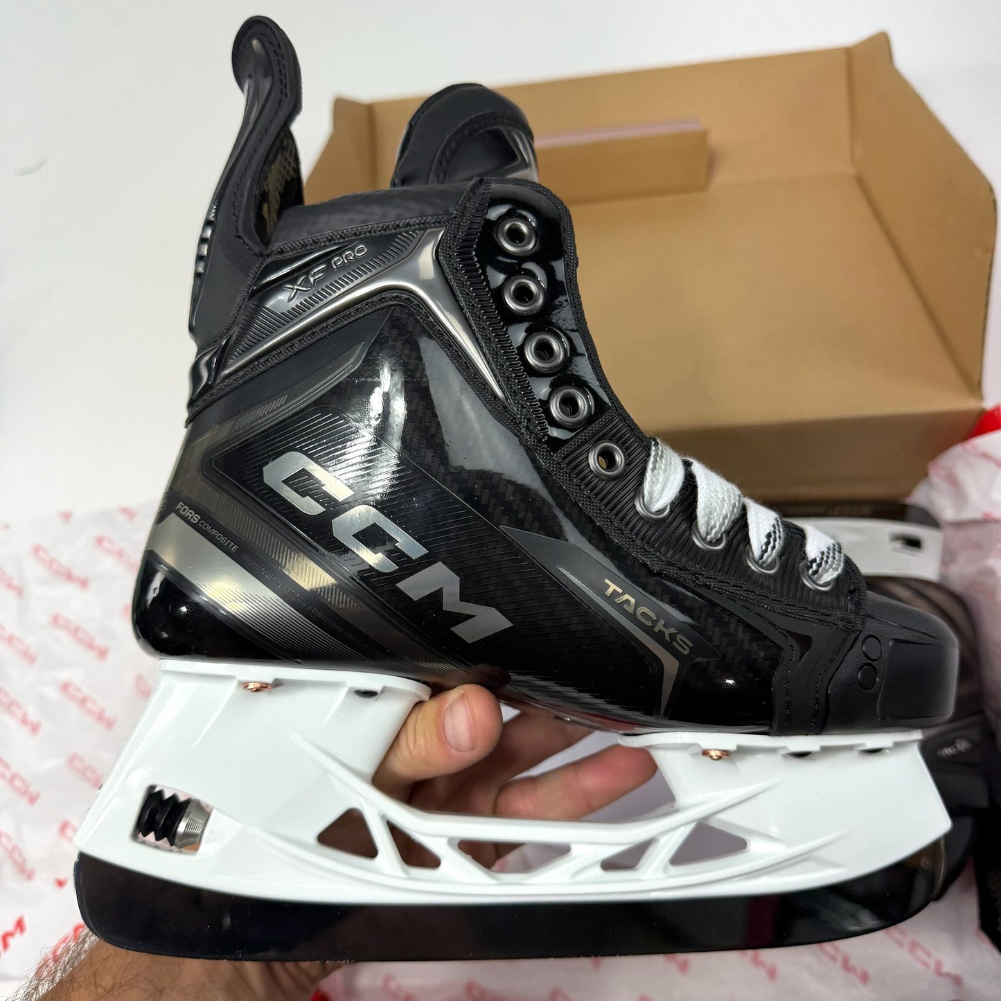 Brand New Retail CCM Tacks XF Pro Skates - Size 4 - Regular