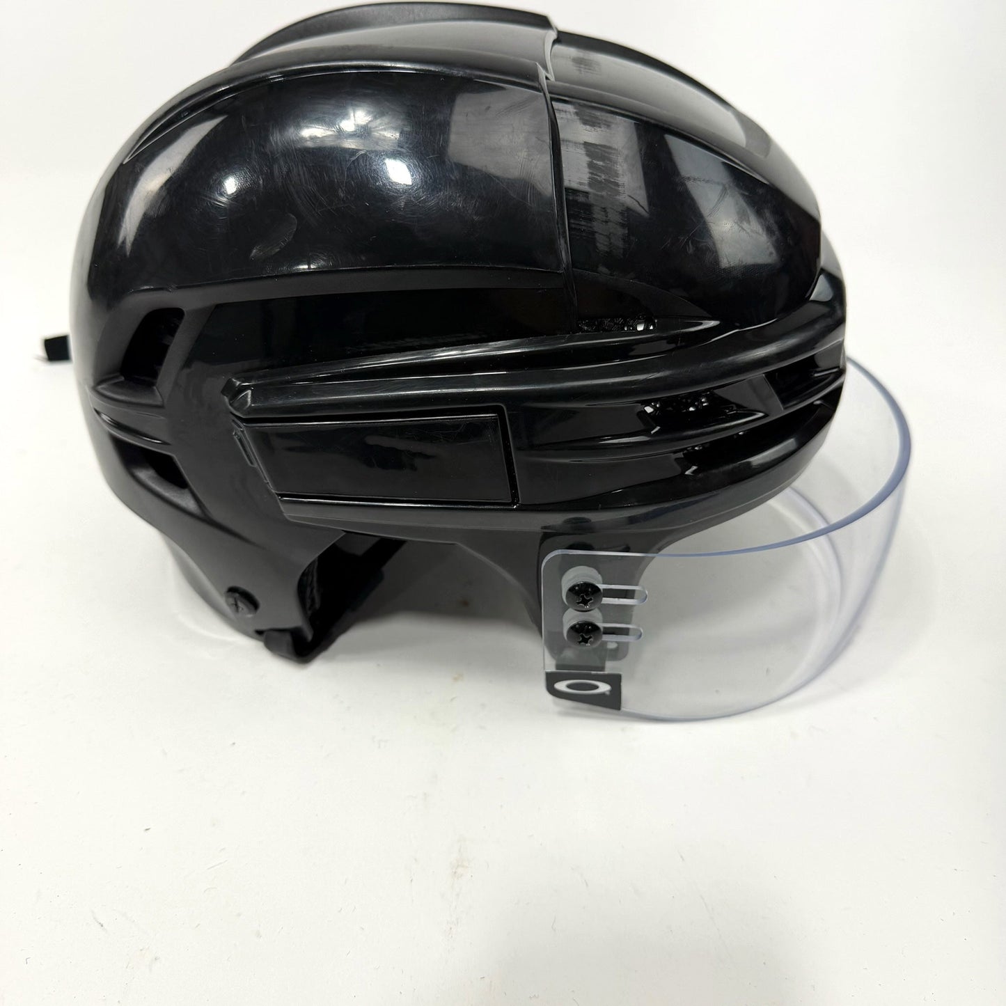 Used Black CCM Tacks X Helmet with Oakley Short Cut Visor | Senior Medium | J115
