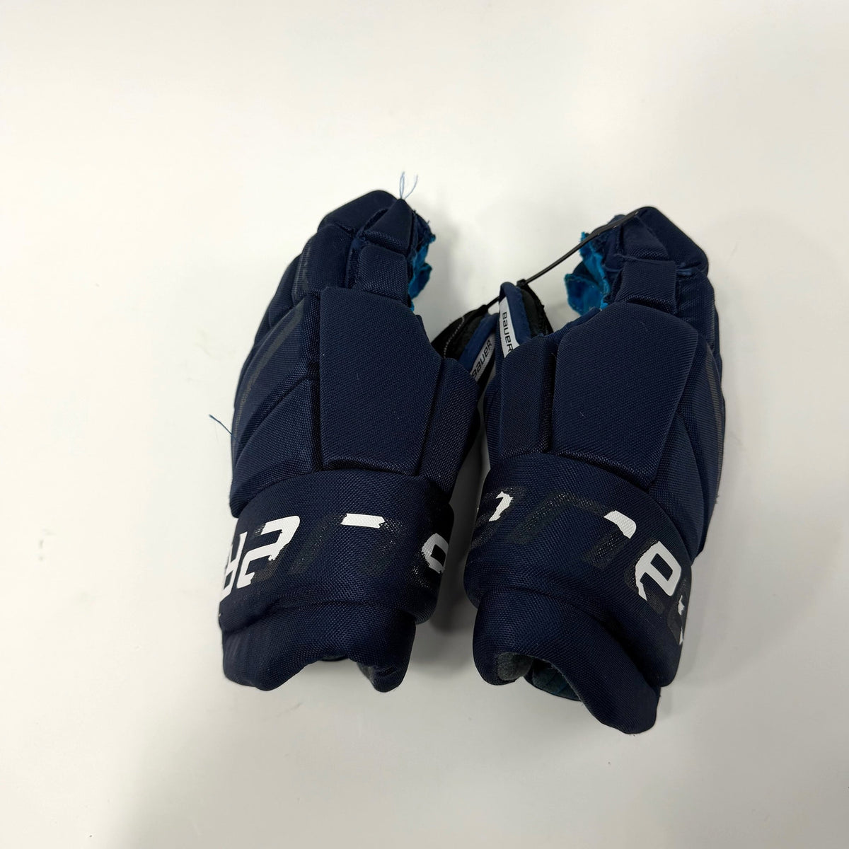 Used Navy Bauer X Gloves | 13" | AB161 - Top Flight Hockey