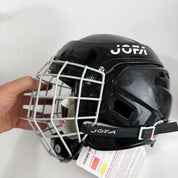 New Black Jofa 390 Hockey Helmet with Cage | Junior - Top Flight Hockey