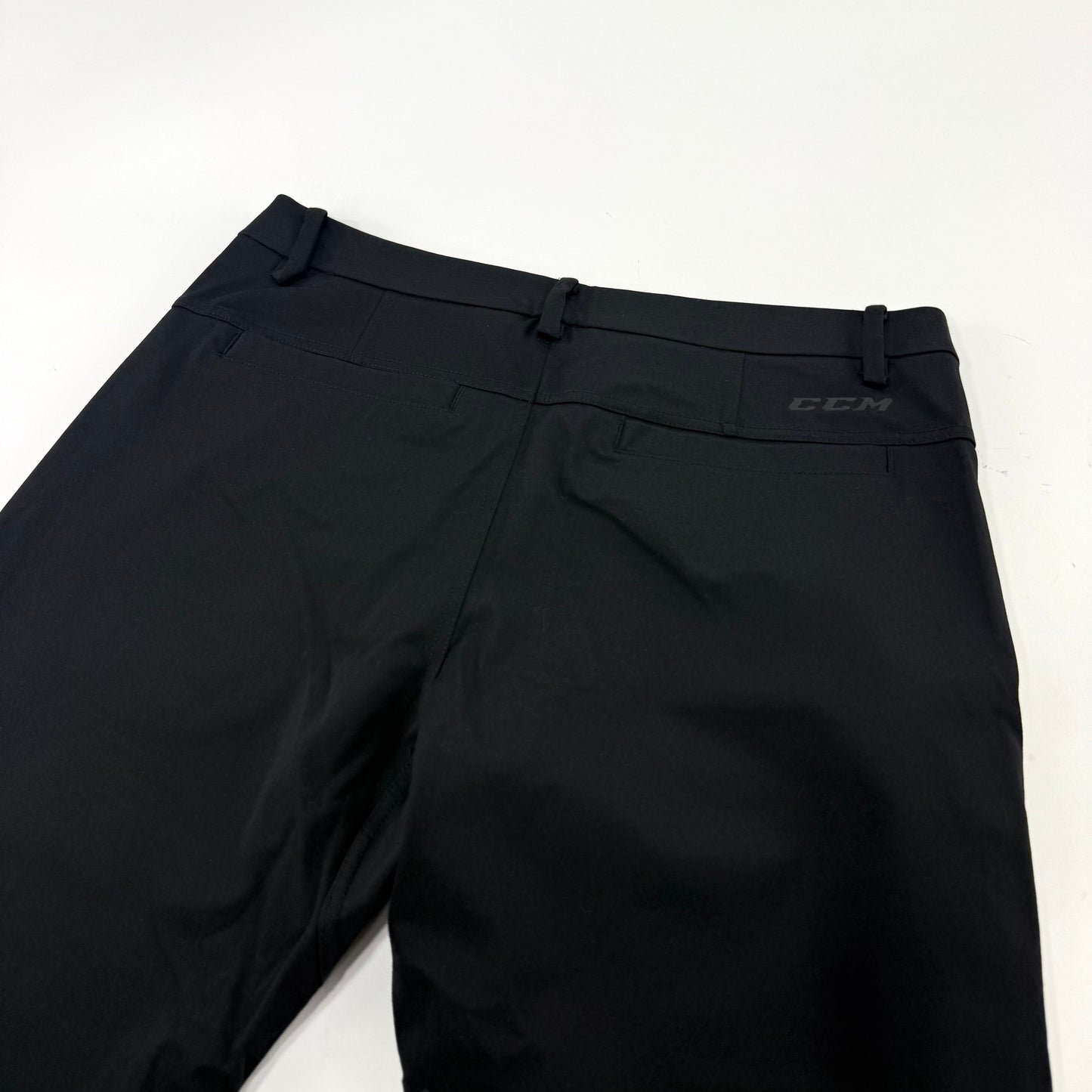 New Black CCM Mens Travel Pant | 34" | #888600717791 - Top Flight Hockey