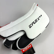 Brand New CCM 6.9 White, Red, and Black Glove and Blocker - Intermediate