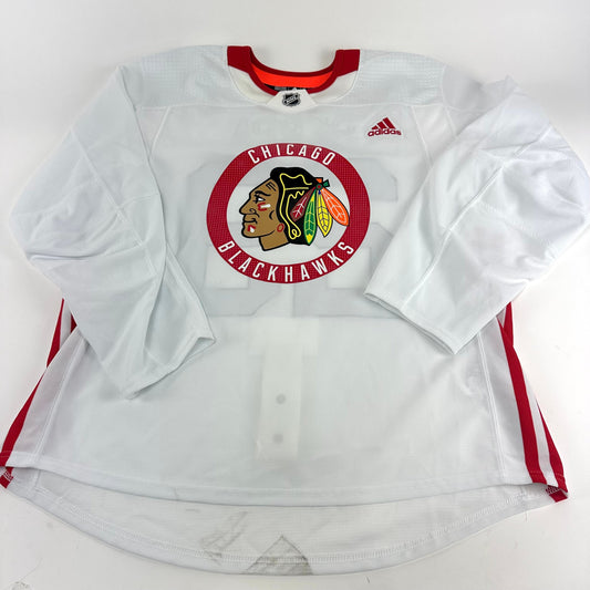 SERPA #29 - White Chicago Blackhawks Camp / Practice Jersey - Adidas MIC Size 56