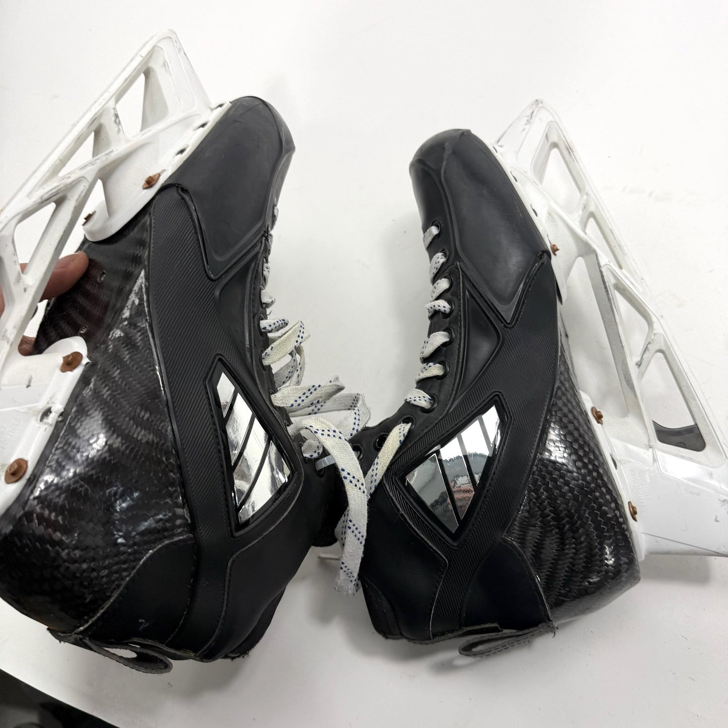 Used True Custom Pro Goalie Skates | Size 9? | Kevin Lankinen | BH392 - Top Flight Hockey