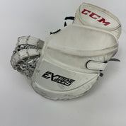 Used Vegas Knights White and Gold CCM E Flex 4 Glove | Regular | 590 Break | Subban