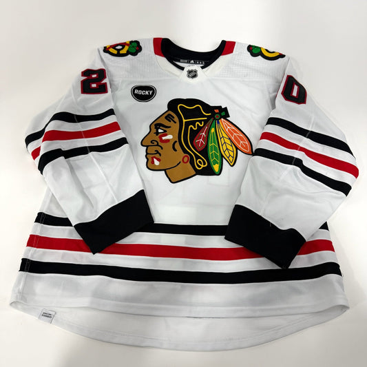 Rem Pitlick #20 Away Chicago Blackhawks Team Issued Jersey 2023-2024 | Size 56 | 23760