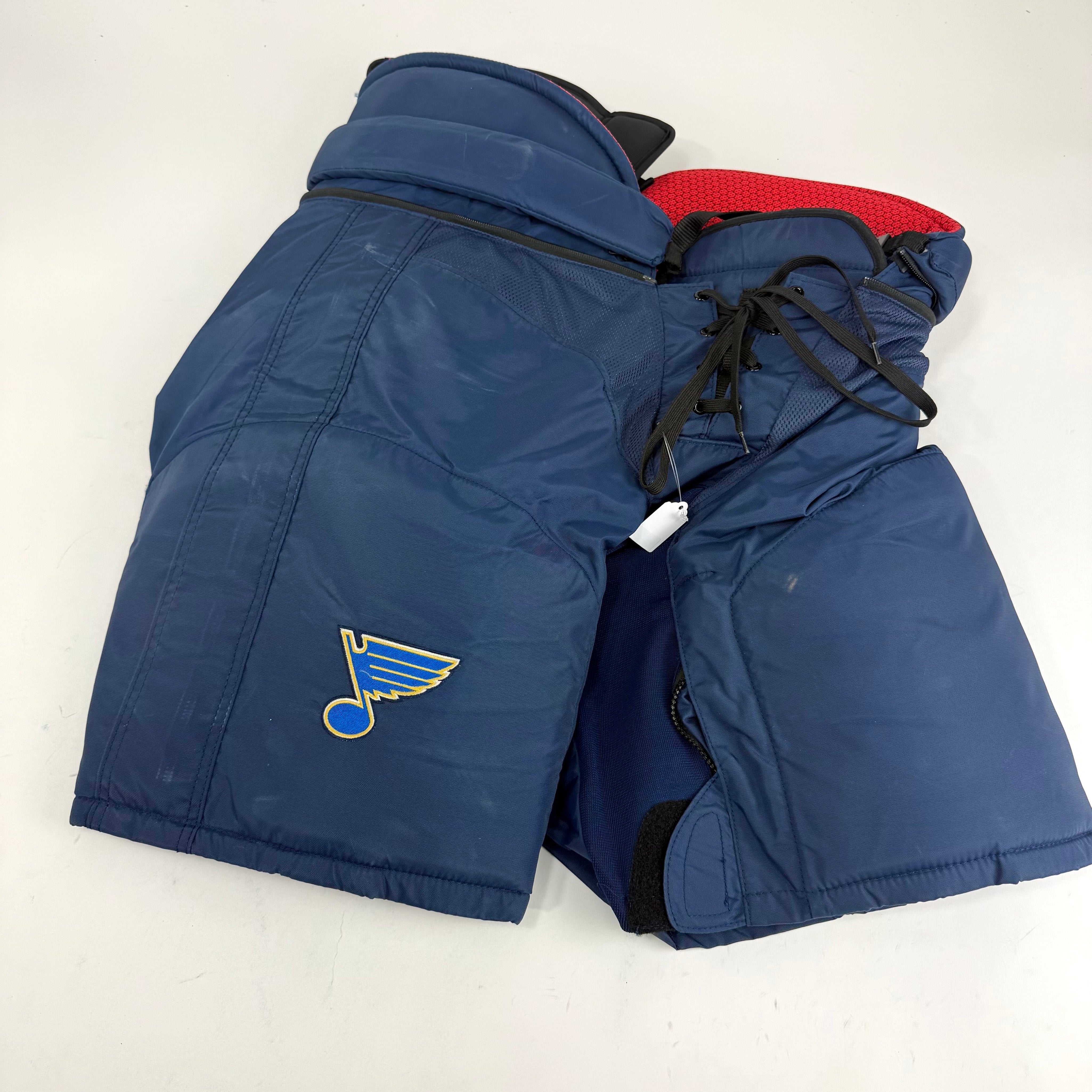 Used STL Blues Navy CCM HP45 - Large - #J438 - Top Flight Hockey