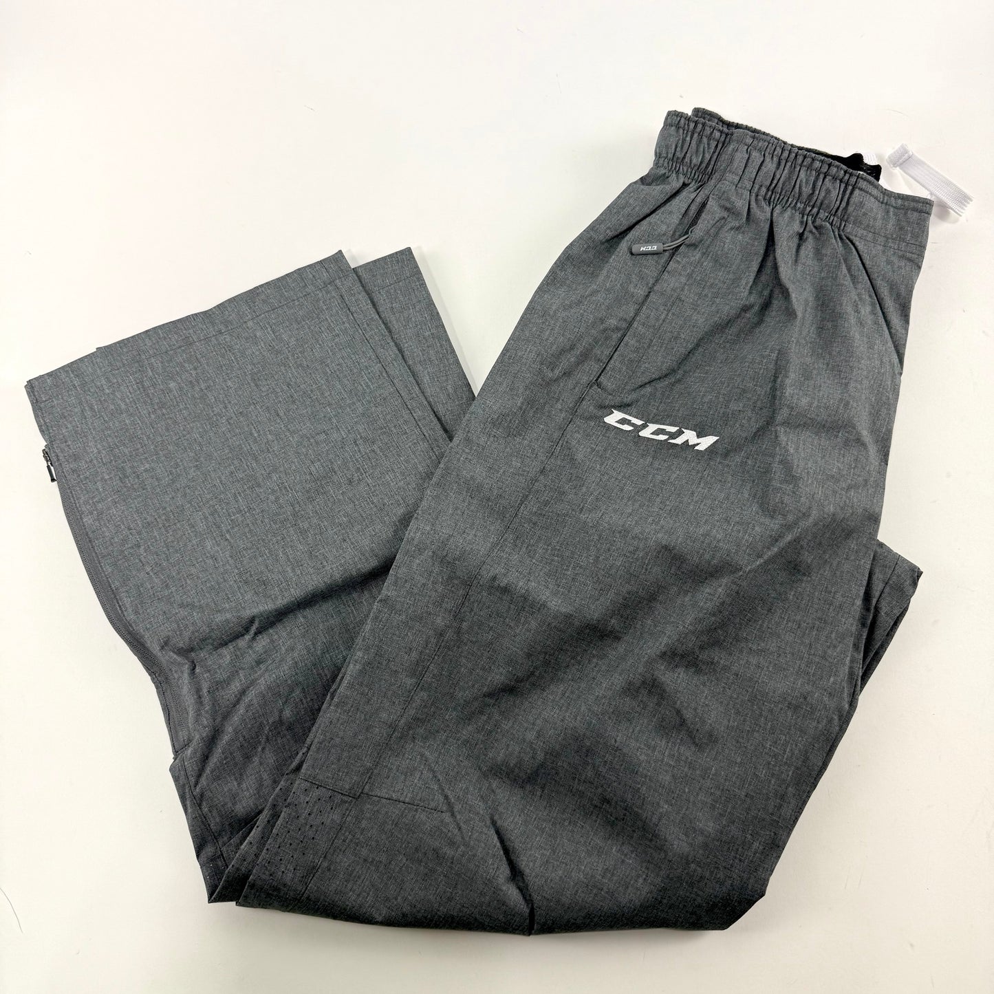New Dark Grey CCM Youth Premium Hockey Warm Up Pant | Youth L | #888600267678 - Top Flight Hockey