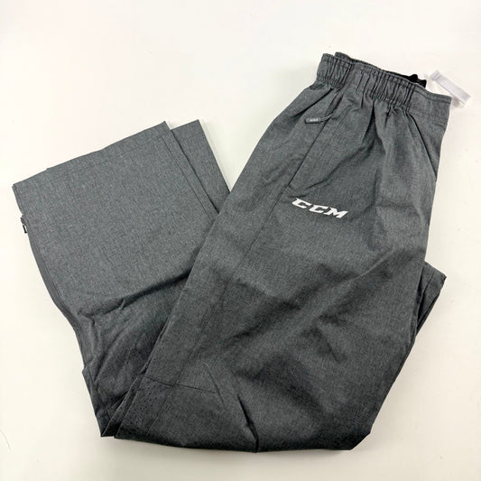 New Dark Grey CCM Youth Premium Hockey Warm Up Pant | Youth L | #888600267678 - Top Flight Hockey