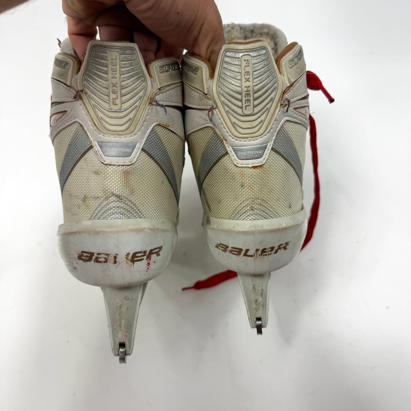 Used White Bauer Supreme One80LE Goalie Skates | Size 5 | AB475