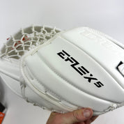 Brand New All White CCM Eflex 5 Goalie Glove - 600 Break