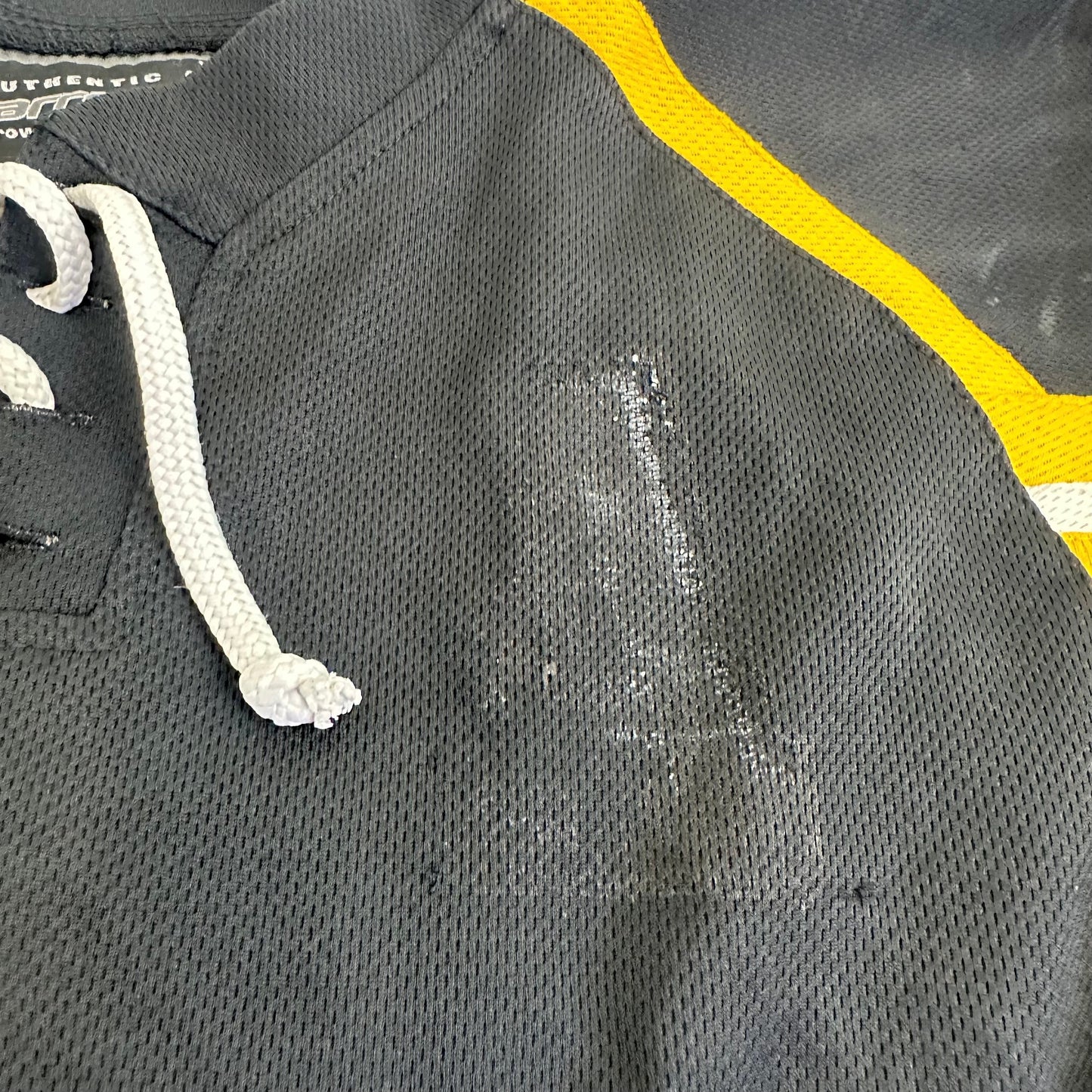 Used Adrian College Black Harrow Mens Game Jersey | Size XL | #6 - Top Flight Hockey