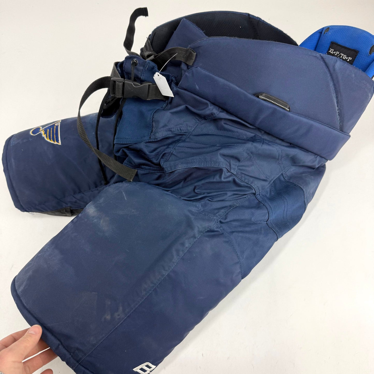 Used Navy STL Blues Bauer Nexus Pro Pants | XL +1 | R584