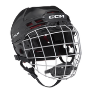 New CCM Black Tacks 70 Helmet Combo | Junior OSFA | #191520440343 - Top Flight Hockey
