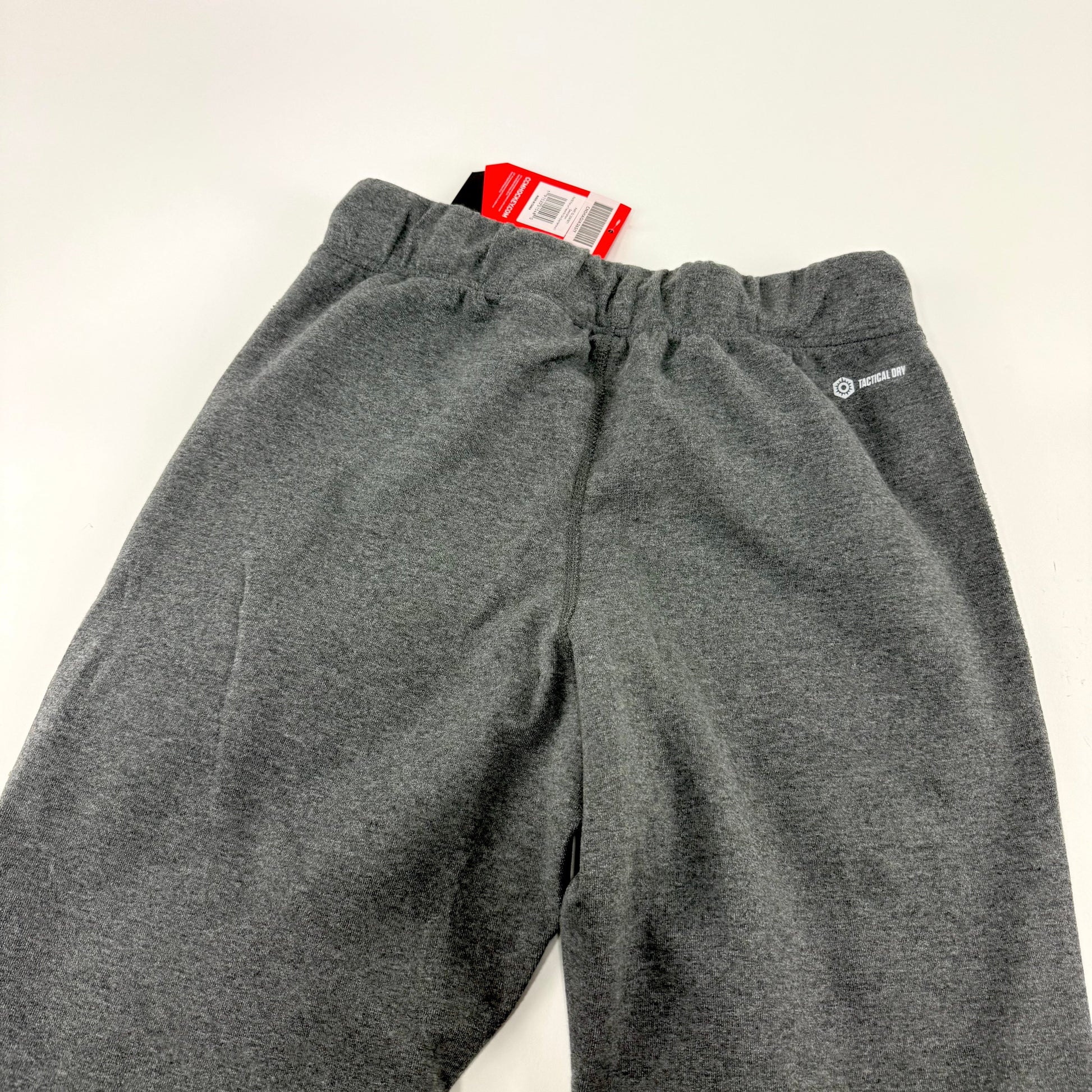 New Dark Grey CCM Mens Premium Tapered Fleece Pant | Senior S | #191520015480 - Top Flight Hockey