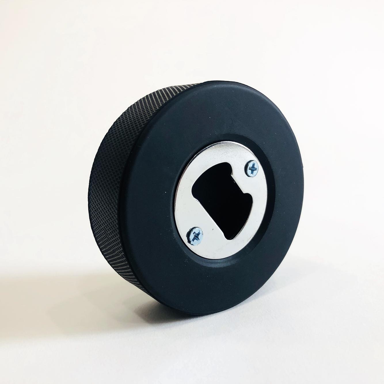 Hockey Puck Bottle Opener