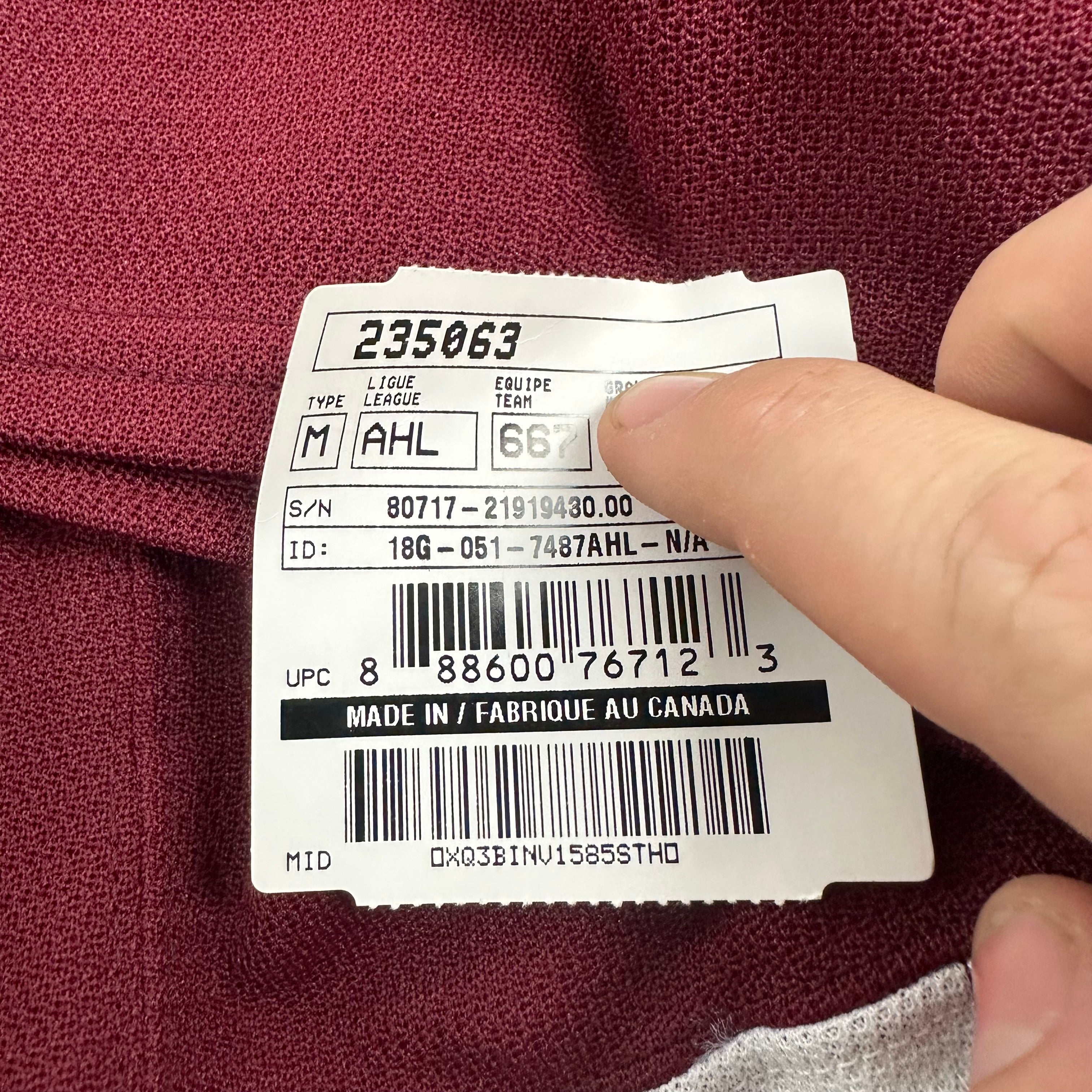 Brand New Authentic Chicago Wolves AHL Quicklite Game Jersey - MIC Made in Canada Size 52 - Top Flight Hockey