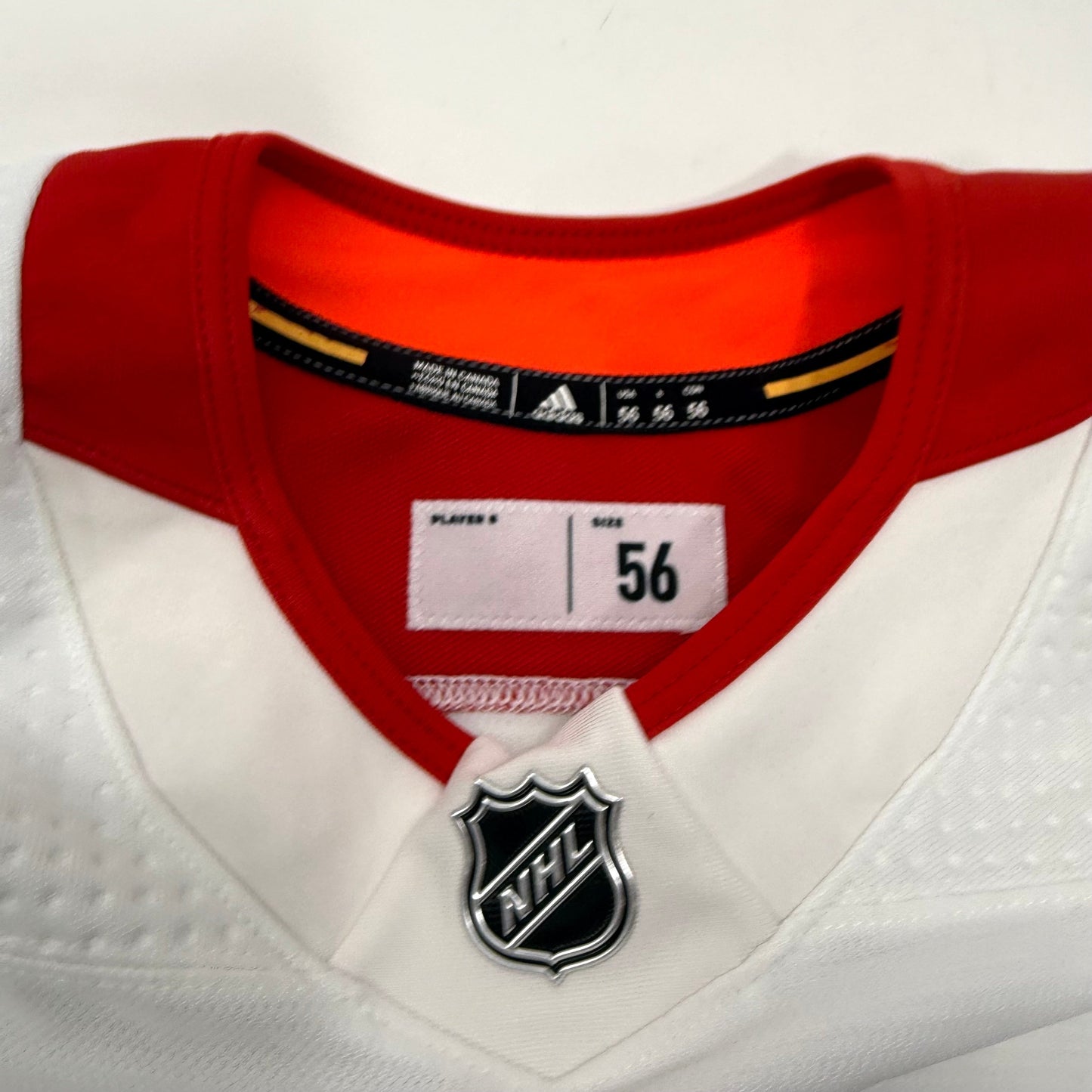 Used White Chicago Blackhawks Adidas MIC Practice Jersey | Size 56 | Olson #61 - Top Flight Hockey
